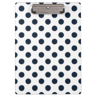 Pois bleu marine foncé