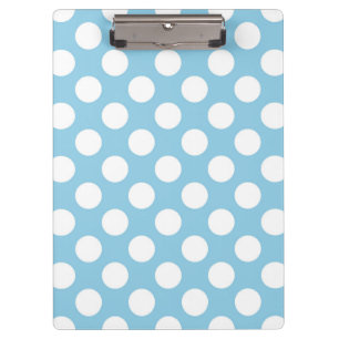 Porte-bloc Pois Bleus, Motif Pointe Polka, Points, Pointe