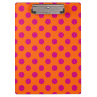 Pois Fuchsia orange