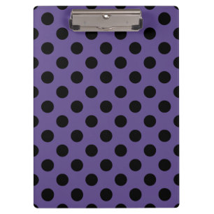 Porte-bloc Pois noirs sur ultra violet