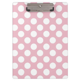 Porte-bloc Pois roses, Motif Pointe Polka, Points, Pointe