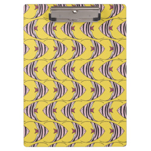 Porte-bloc Poisson jaune vif