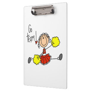 Porte-bloc Pom-pom girl de l'équipe Red Go