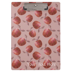 Porte-bloc Pommes d'hiver teintes rouges assourdies