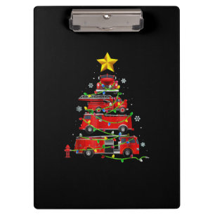 Porte-bloc Pompier Camion Arbre de Noël Hommes Femmes