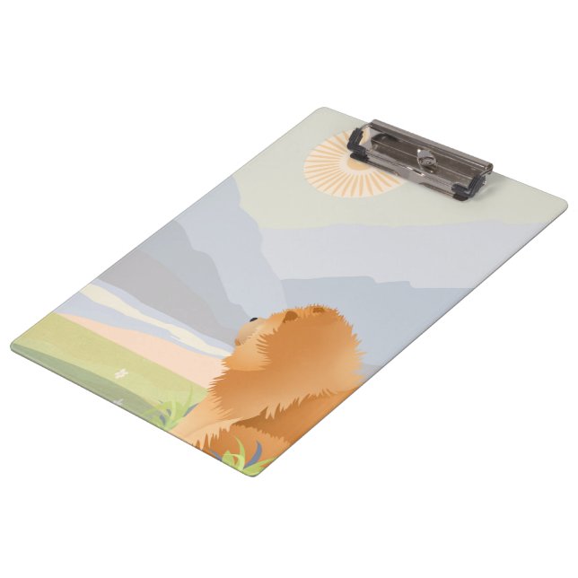 Porte-bloc PORTE - BLOC acrylique ROUGE ROUGE (Incliné)