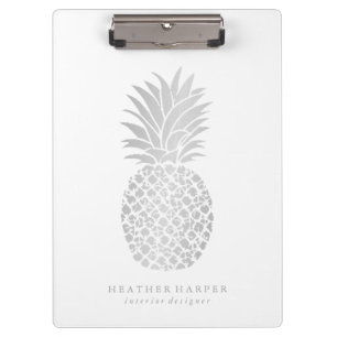 Porte-bloc Porte - bloc - ananas argenté