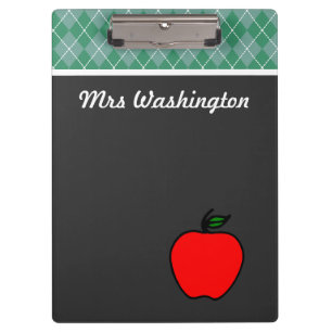 Porte-bloc Porte - bloc Apple Chalkboard personnalisé