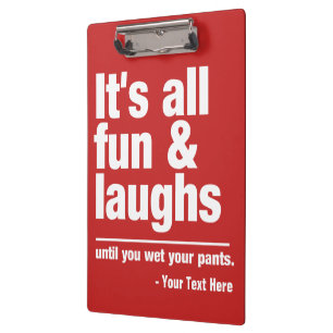 Porte-bloc Porte - bloc couleur personnalisé FUN & LAUGHS