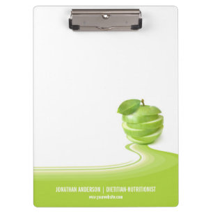 Porte-bloc Porte - bloc d'affaires de nutritionniste de