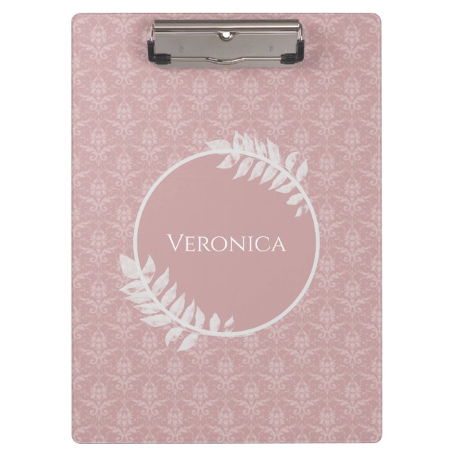 Porte-bloc Porte - bloc Damask rose Elegant (Devant)