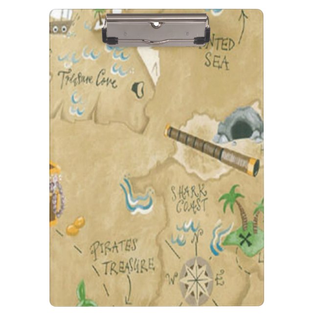 Porte-bloc Porte - bloc de carte du trésor (Devant)