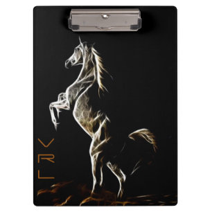 Porte-bloc Porte - bloc de Cheval Fractal Blanc