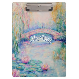 Porte-bloc Porte - bloc de lentilles d'eau inspirées par Mone