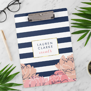 Porte-bloc Porte - bloc de Midnight Blush Peony