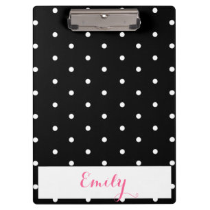 Porte-bloc Porte - bloc de monogramme Polka Dot