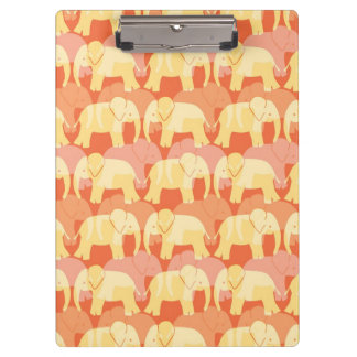 Porte-bloc Porte - bloc de motif d'éléphant - orange