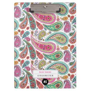 Porte-bloc Porte - bloc de Paisley   de paon
