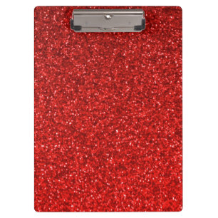 Porte-bloc Porte - bloc de parties scintillant rouge vif