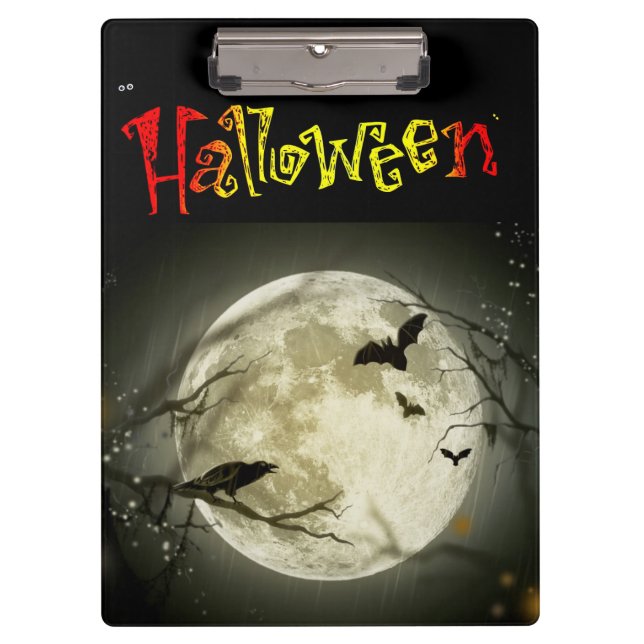 Porte-bloc Porte - bloc d'Halloween (Devant)