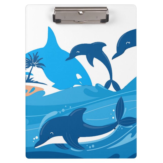 Porte-bloc Porte - bloc Dolphin Swim (Devant)