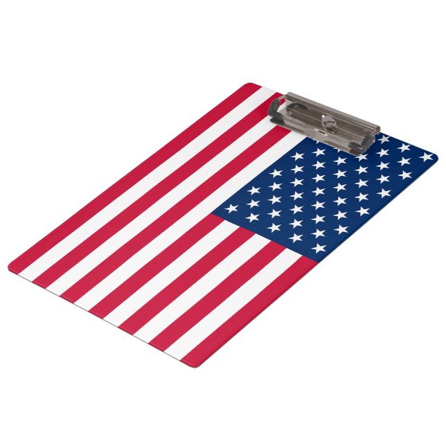 Porte-bloc PORTE - BLOC du drapeau américain - Patriotique (Incliné)