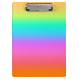 Porte-bloc Porte - bloc en pastel d'arc-en-ciel