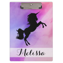 Porte - bloc en pastel de conception de licorne de