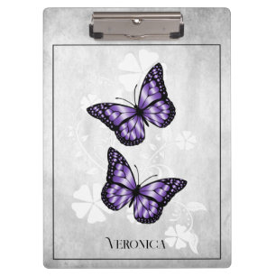 Porte-bloc Porte - bloc floral de papillon pourpre