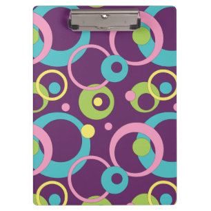 Porte-bloc Porte - bloc Funky Purple Circles