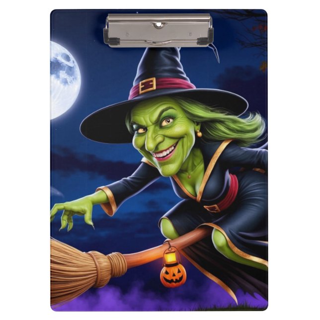 Porte-bloc Porte - bloc Halloween/Sorcière (Devant)