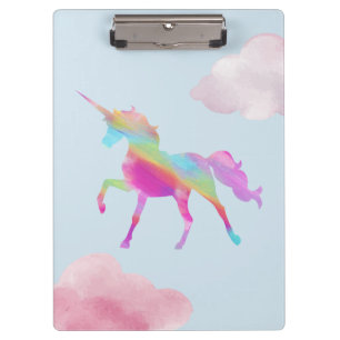 Porte-bloc Porte - bloc - La licorne arc-en-ciel