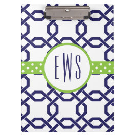 Porte-bloc Porte - bloc monogramme treillis et graine