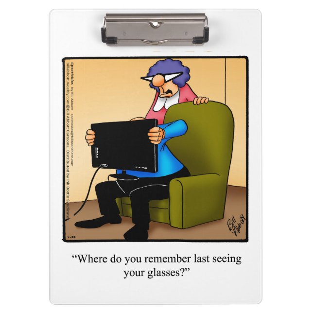Porte-bloc Porte - bloc Optician Business Humour (Devant)