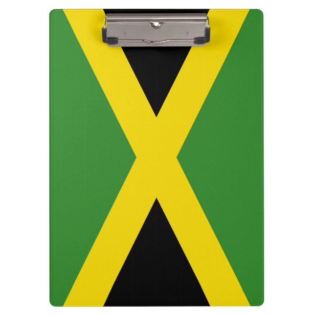 Porte-bloc Porte - bloc patriotique avec drapeau de la Jamaïq (Devant)