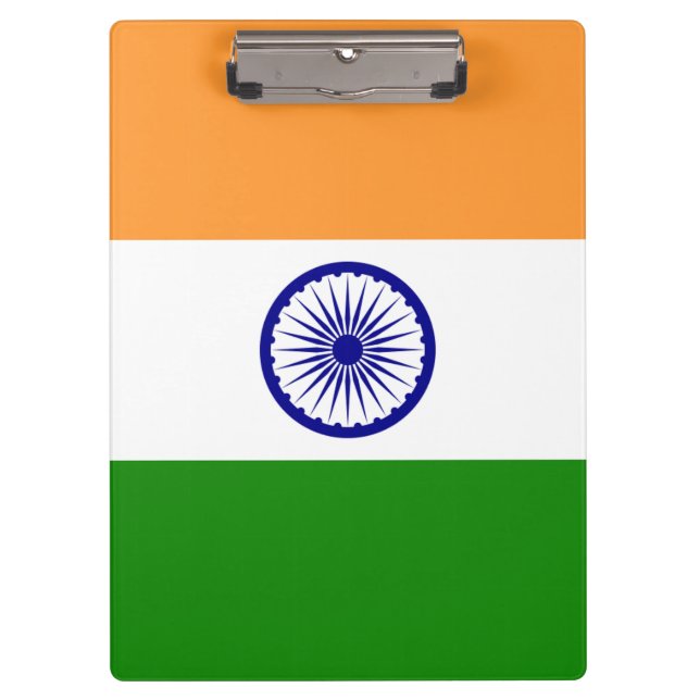 Porte-bloc Porte - bloc patriotique avec drapeau de l'Inde (Devant)