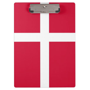 Porte-bloc Porte - bloc patriotique avec drapeau du Danemark