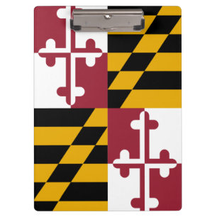 Porte-bloc Porte - bloc patriotique avec drapeau du Maryland,