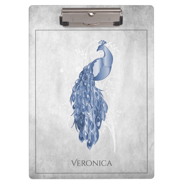 Porte-bloc Porte - bloc Peacock Elegant Bleu (Devant)