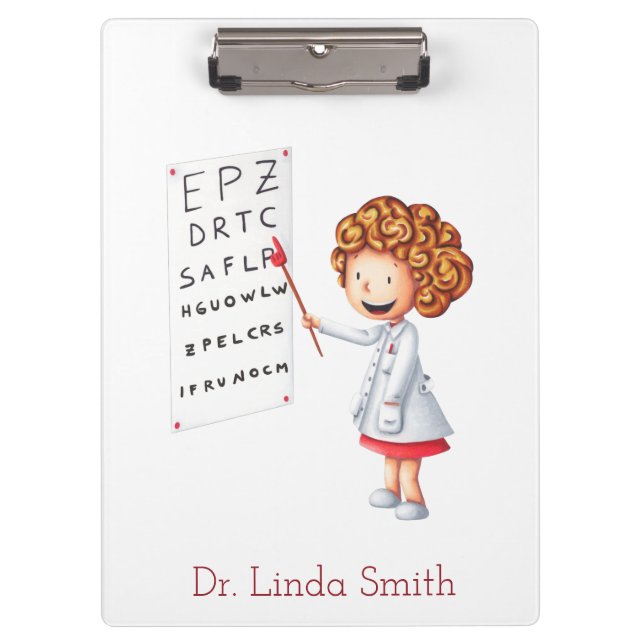 Porte-bloc Porte - bloc personnalisé avec illustration médica (Devant)