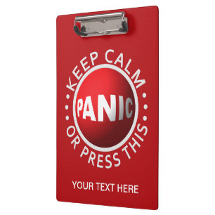 Porte-bloc Porte - bloc personnalisé du bouton Panic