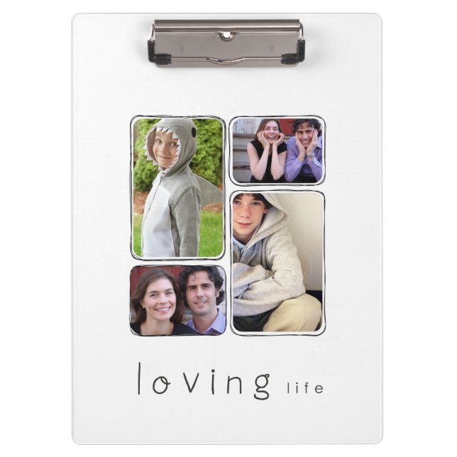 Porte-bloc porte - bloc photo encadré (Devant)