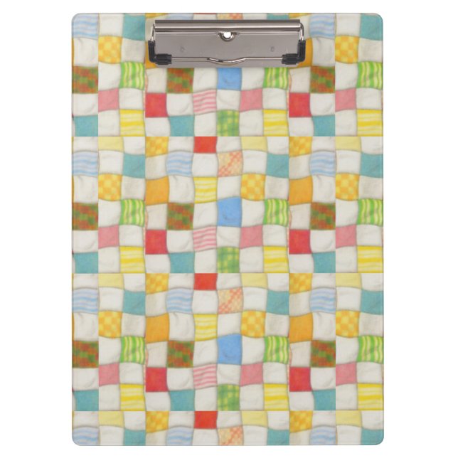 Porte-bloc Porte - bloc QUILT CRAZY (Devant)
