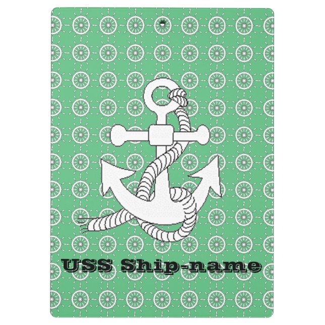 Porte-bloc Porte - bloc - Thème nautique avec texte (Dos)