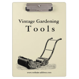 Porte-bloc Porte - bloc vintage de tondeuse à gazon d'outils