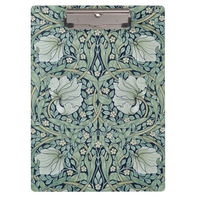 PORTE-BLOC PORTE - BLOC : WILLIAM MORRIS : "PIMPERNEL" (Devant)