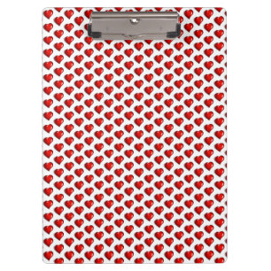 Porte-bloc Porte-documents Cœur Rouge Amour Mignon 