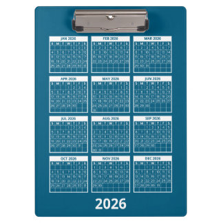 Porte-bloc Porte-documents de calendrier annuel 2026 Ajoutez