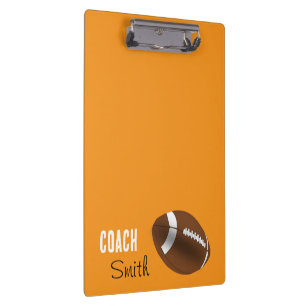 Porte-bloc Porte-documents de football de coach mignon