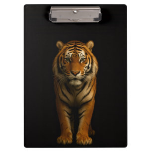 Porte-bloc Porte-documents noir 4 Luxe, Tigre Noble